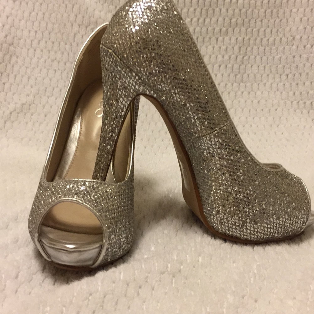 Silver heels